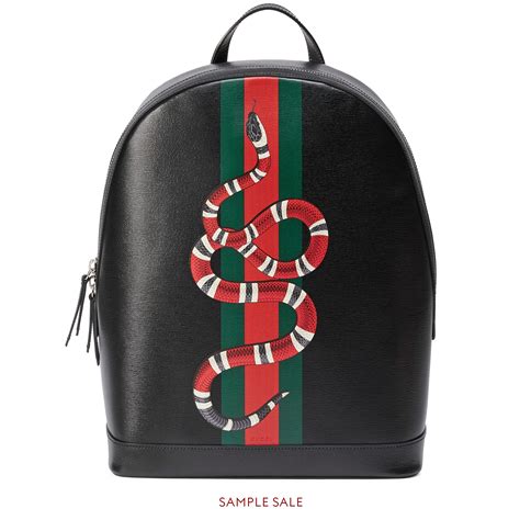 gucci mens backpack resale|Gucci print backpack for men.